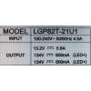 KIT DE TARJETAS PARA TV LG / MAIN EBT66676501 / EAX69462006(1.1) / FUENTE EAY65895655 / 3PCR03039A / LGP82T-21U1 / T-CON AKKDK1016 / 1690H6645A / PANEL NC820TQF-VXKH1 / DISPLAY V820DK1-Q01 D REV.C7 / MODELO 82UP8770PUA.BUSJLKR